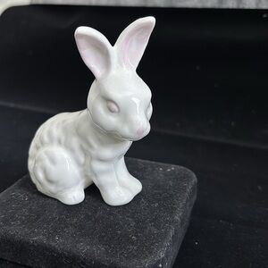 Flambro Bone China White Rabbit Figurine